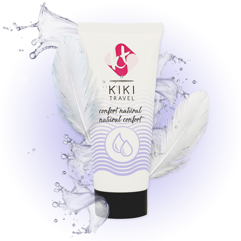 KIKÍ TRAVEL - GEL DESLIZANTE NATURAL CONFORT 50 ML - Base Agua - El Arte del Placer