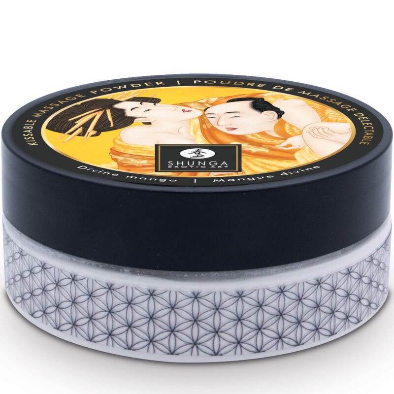 SHUNGA - KIT POLVOS DE MASAJE COMESTIBLE MANGO - DROGUERÍA - El Arte del Placer