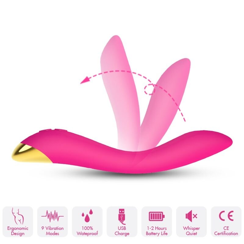 ARMONY – FLAMINGO VIBRADOR MULTIPOSICION - JUGUETES BIENESTAR - El Arte del Placer