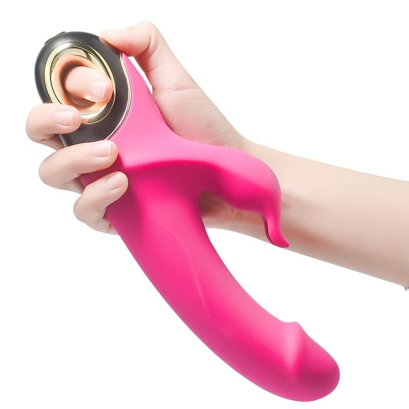 ARMONY - METEROR DILDO VIBRADOR RABBIT ROTADOR FUCSIA - JUGUETES BIENESTAR - El Arte del Placer