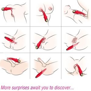 ARMONY - SHADOW VIBRADOR PINZA ROJO - Estimuladores - El Arte del Placer