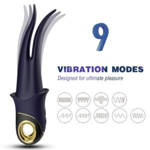 ARMONY - SHADOW VIBRADOR PINZA AZUL OSCURO - Estimuladores - El Arte del Placer