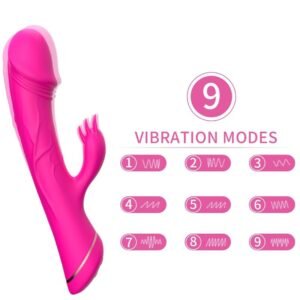 ARMONY – DILDO VIBRADOR RABBIT SILICONA - JUGUETES BIENESTAR - El Arte del Placer