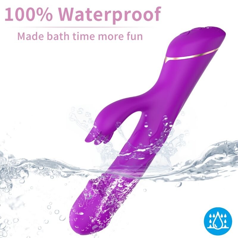 ARMONY – DILDO VIBRADOR RABBIT SILICONA - JUGUETES BIENESTAR - El Arte del Placer