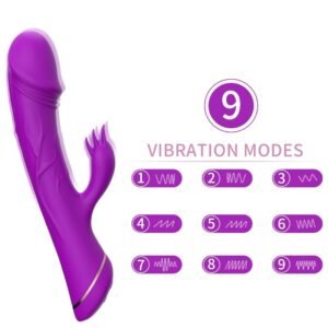 ARMONY – DILDO VIBRADOR RABBIT SILICONA - JUGUETES BIENESTAR - El Arte del Placer