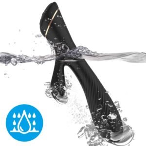 ARMONY - VIBRADOR RABBIT SILICONA NEGRO - JUGUETES BIENESTAR - El Arte del Placer