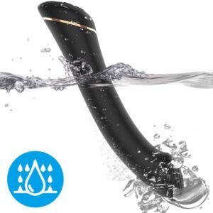 ARMONY - VIBRADOR CABEZA PLANA SILICONA NEGRO - JUGUETES BIENESTAR - El Arte del Placer