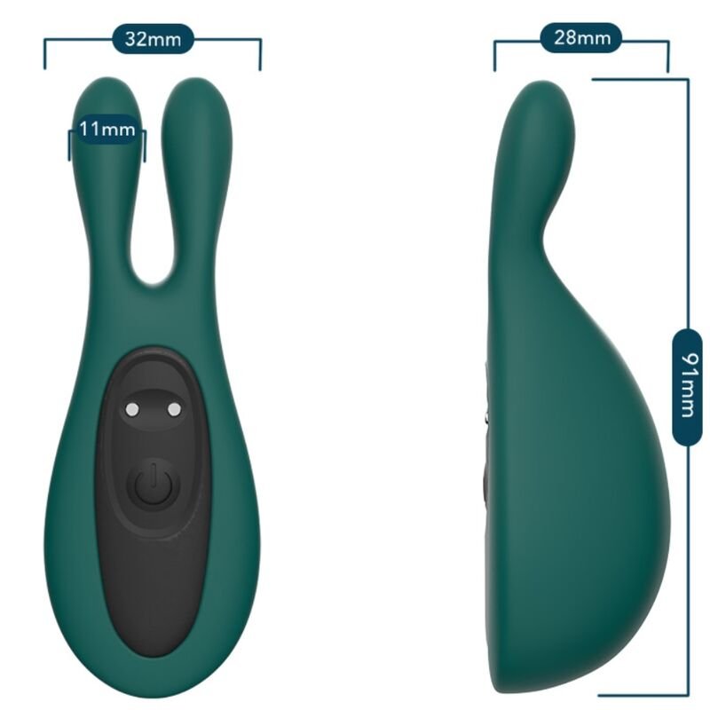 ARMONY - ESTIMULADOR & VIBRADOR RABBIT VERDE - Estimuladores - El Arte del Placer