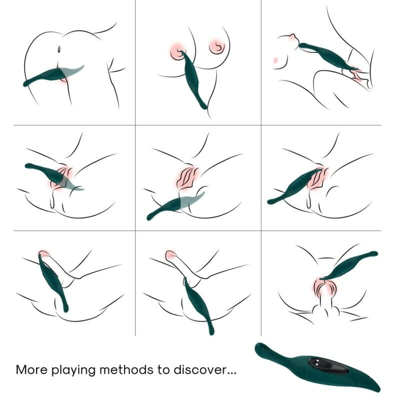 ARMONY - ESTIMULADOR & VIBRADOR HOJA VERDE - Estimuladores - El Arte del Placer