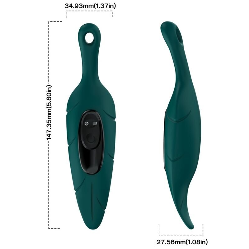 ARMONY - ESTIMULADOR & VIBRADOR HOJA VERDE - Estimuladores - El Arte del Placer