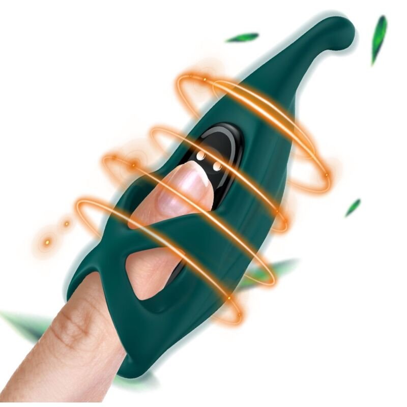 ARMONY - DEDAL ESTIMULADOR & VIBRADOR VERDE - Estimuladores - El Arte del Placer