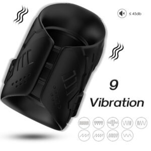 ARMONY - MASTURBATOR & VIBRADOR NEGRO - JUGUETES BIENESTAR - El Arte del Placer
