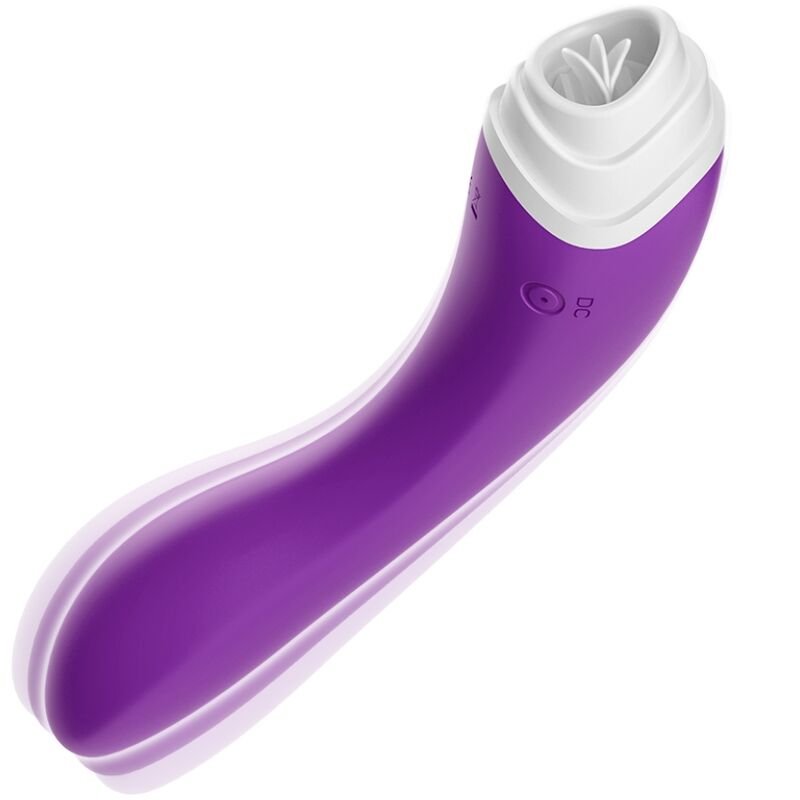ARMONY - FAIRYLAND ESTIMULADOR CON LENGUA CLITORIS & VIBRADOR VIOLETA - Estimuladores - El Arte del Placer