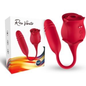 ARMONY - ROSEKNIGTH SUCCIONADOR CLÍTORIS & VIBRADOR ROJO - Estimuladores - El Arte del Placer