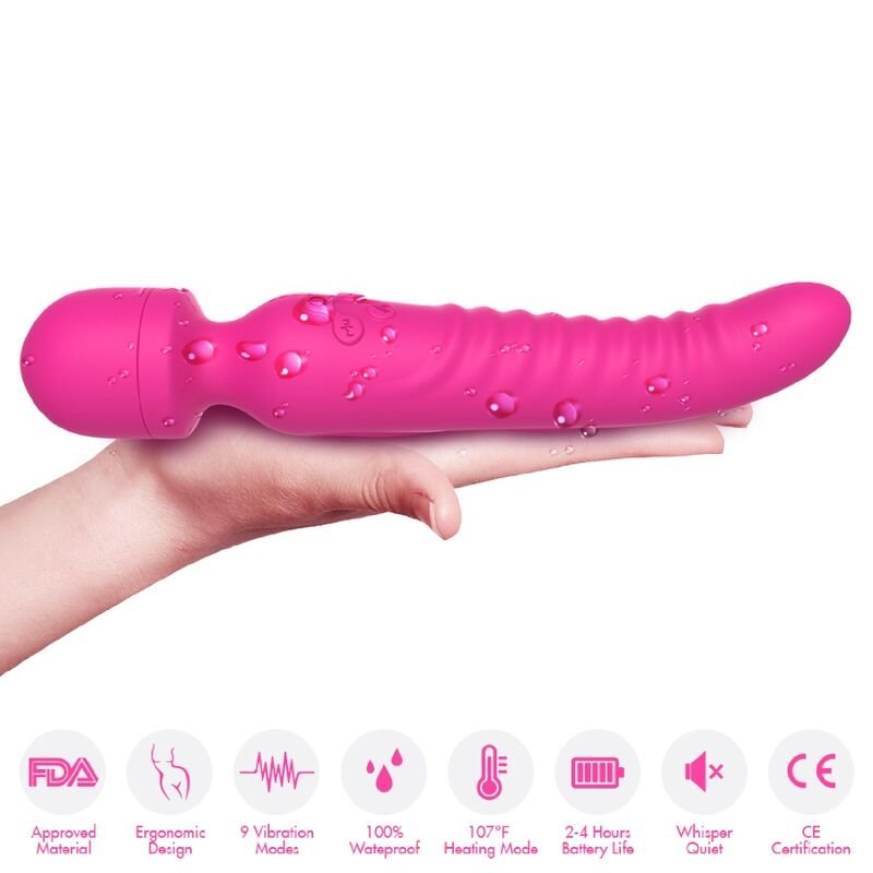 ARMONY – MISSION MASAJEADOR & VIBRADOR EFECTO CALOR - Estimuladores - El Arte del Placer
