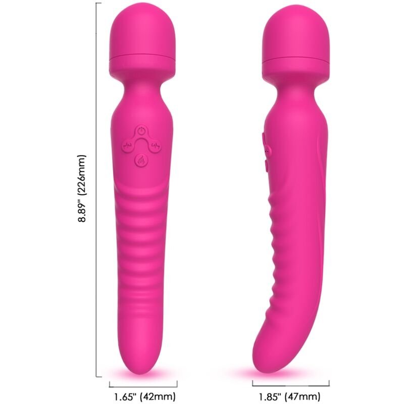 ARMONY – MISSION MASAJEADOR & VIBRADOR EFECTO CALOR - Estimuladores - El Arte del Placer