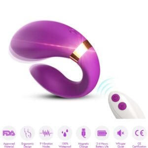 ARMONY – CRESCENT VIBRADOR PAREJA CONTROL REMOTO - JUGUETES BIENESTAR - El Arte del Placer