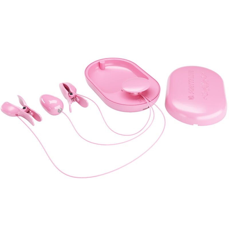 PRETTY LOVE - SURPRISE BOX PINZAS ELECTRO ESTIMULACION ROSA - Imagen 4