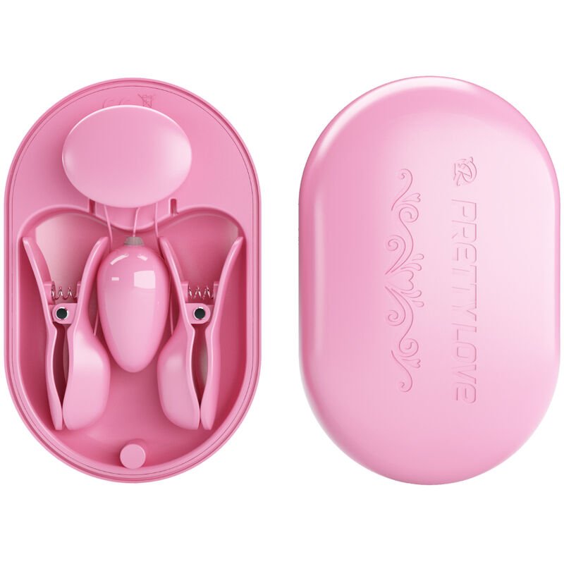 PRETTY LOVE - SURPRISE BOX PINZAS ELECTRO ESTIMULACION ROSA - Imagen 3