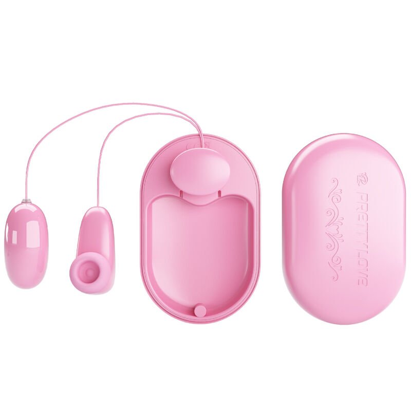 PRETTY LOVE - MAGIC BOX BALA VIBRADORA & ESTIMULADOR ROSA - Balas vibradoras - El Arte del Placer