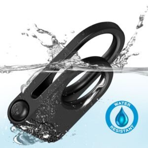 ARMONY - TWINS ANILLO DOBLE VIBRADOR PAREJAS NEGRO - Accesorios para el pene - El Arte del Placer