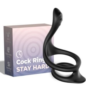 ARMONY - TAIL ANILLO DOBLE ANAL NEGRO - Accesorios para el pene - El Arte del Placer