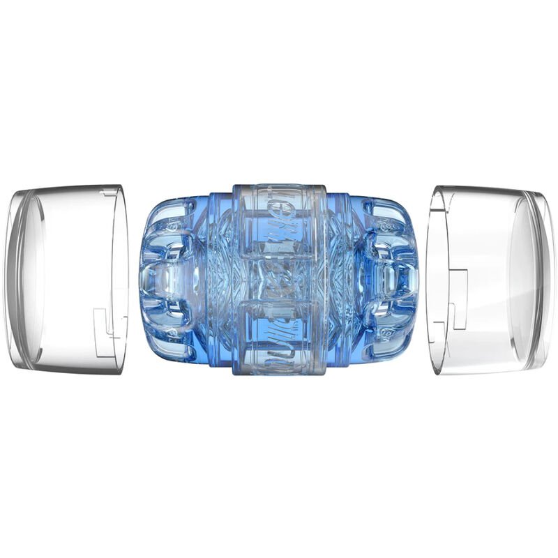 FLESHLIGHT - MASTURBADOR QUICKSHOT TURBO BLUE ICE - JUGUETES BIENESTAR - El Arte del Placer