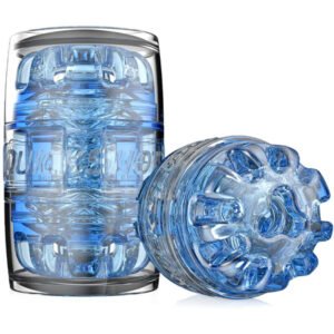 FLESHLIGHT - MASTURBADOR QUICKSHOT TURBO BLUE ICE - JUGUETES BIENESTAR - El Arte del Placer