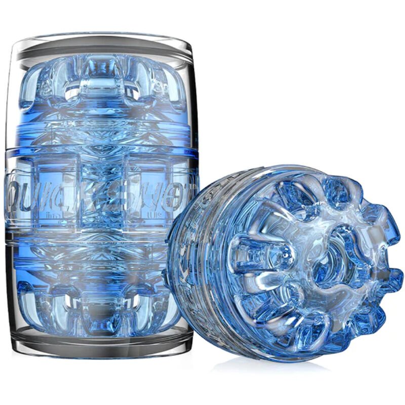 FLESHLIGHT - MASTURBADOR QUICKSHOT TURBO BLUE ICE - JUGUETES BIENESTAR - El Arte del Placer