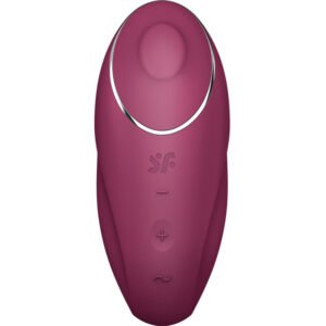 Satisfyer - Tap & Climax 1 Vibrador Lay-On Rojo