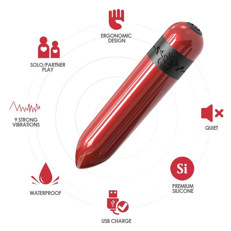 ARMONY – ROCKET BALA VIBRADORA CONTROL REMOTO - Balas vibradoras - El Arte del Placer