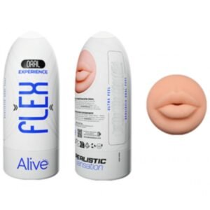 ALIVE - FLEX MASTURBADOR MASCULINO BOCA TALLA M - JUGUETES BIENESTAR - El Arte del Placer