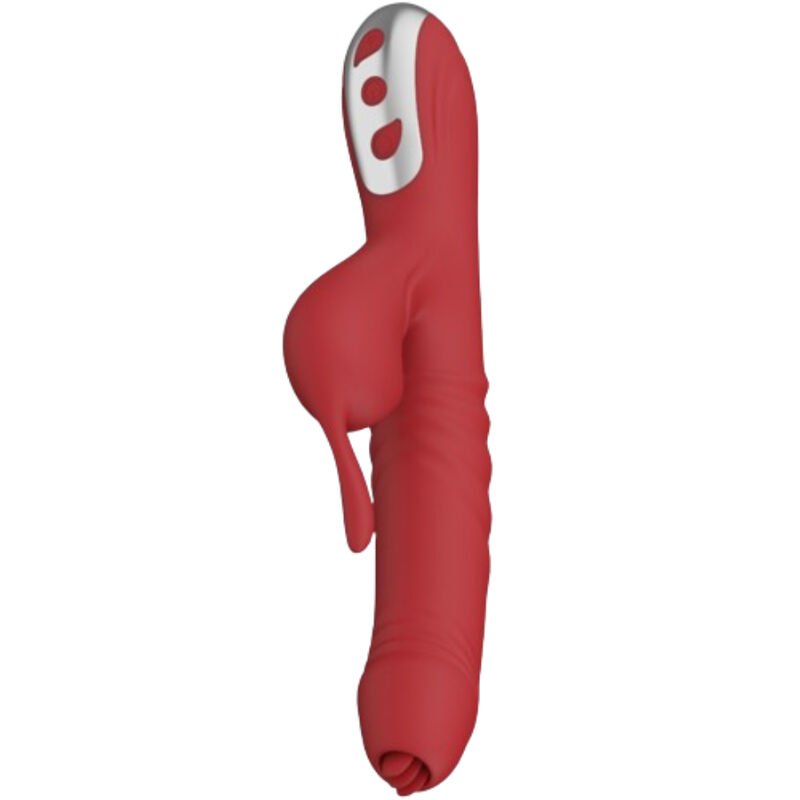 ARMONY - SUCK VIBRADOR & SUCCIONADOR CON LENGUA ESTIMULADORA BURDEOS - Estimuladores - El Arte del Placer
