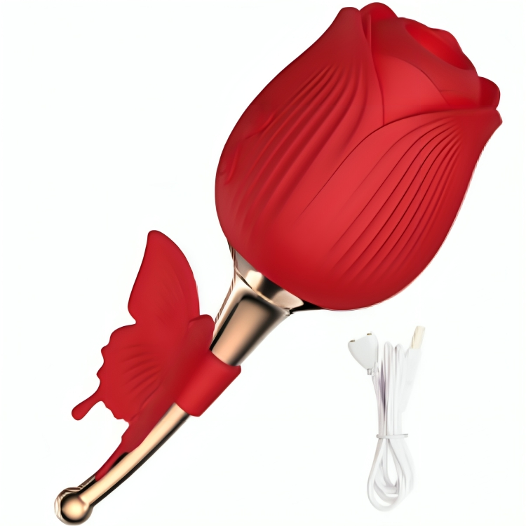 ARMONY - BUTTERFLY FLOWER SUCCIONADOR ROJO - Estimuladores - El Arte del Placer