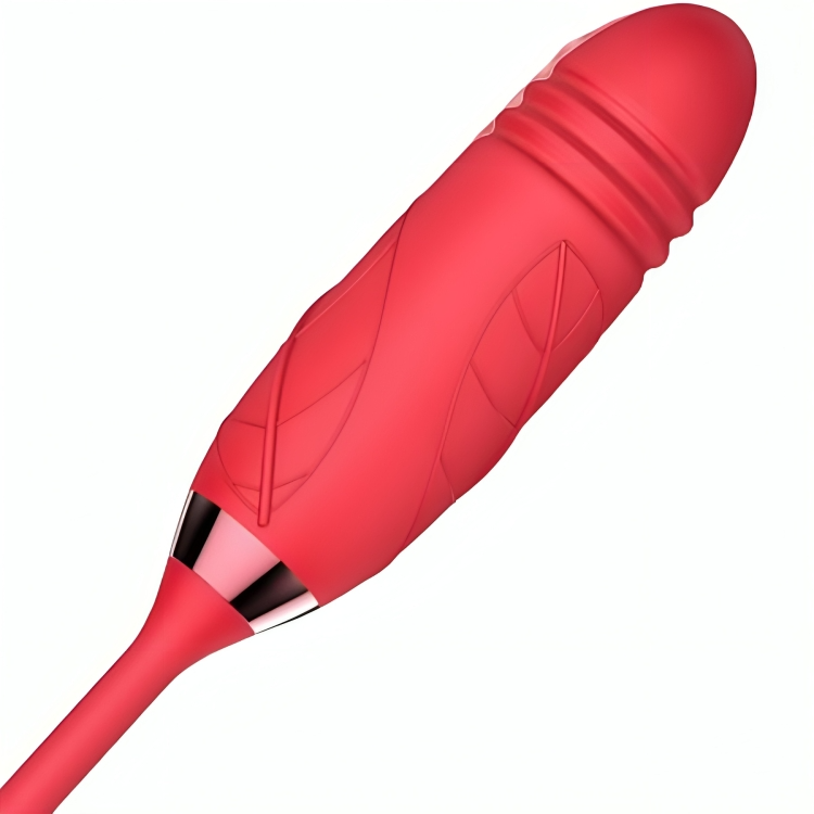 ARMONY - DELIGHT FLOWER SUCCIONADOR & THRUSTING ROJO - Estimuladores - El Arte del Placer