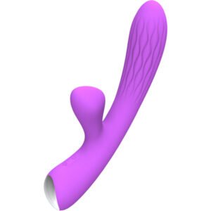 ARMONY - CHELSEA VIBRADOR & ESTIMULADOR FLEXIBLE VIOLETA - JUGUETES BIENESTAR - El Arte del Placer