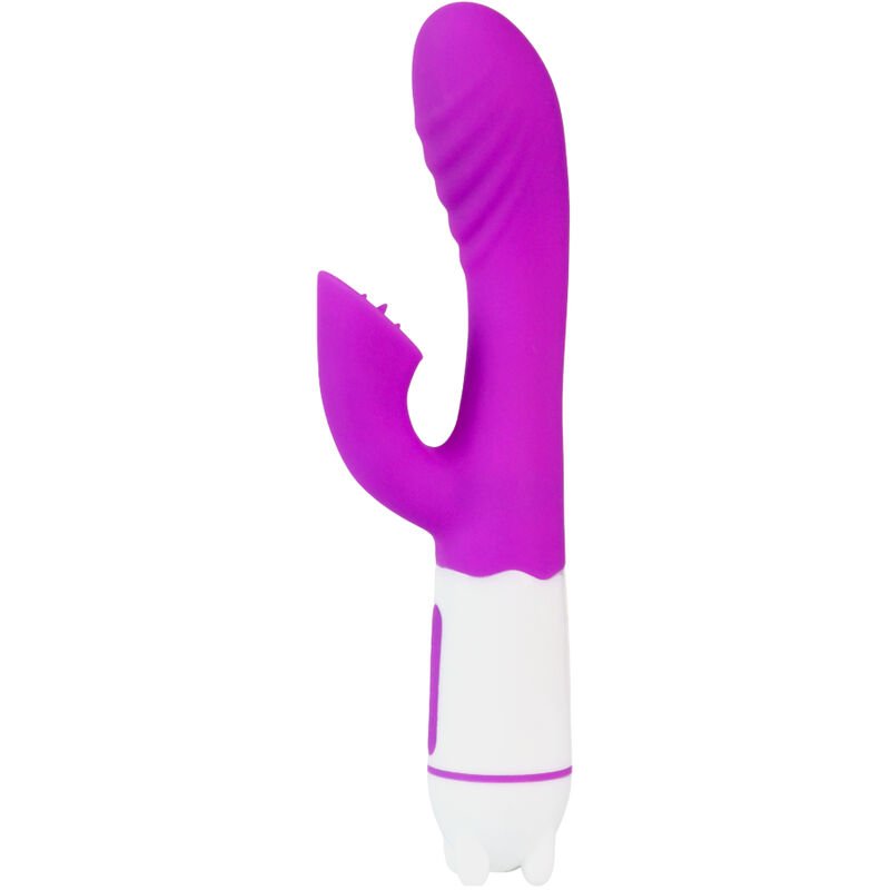 ARMONY - HAPPY VIBRADOR & ESTIMULADOR CON LENGUA RECARGABLE VIOLETA - JUGUETES BIENESTAR - El Arte del Placer