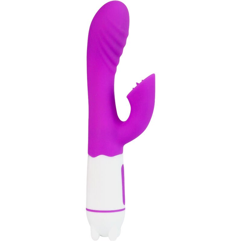 ARMONY - HAPPY VIBRADOR & ESTIMULADOR CON LENGUA RECARGABLE VIOLETA - JUGUETES BIENESTAR - El Arte del Placer