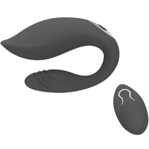 ARMONY - MARTHA VIBRADOR PARA PAREJAS CONTROL REMOTO NEGRO - JUGUETES BIENESTAR - El Arte del Placer
