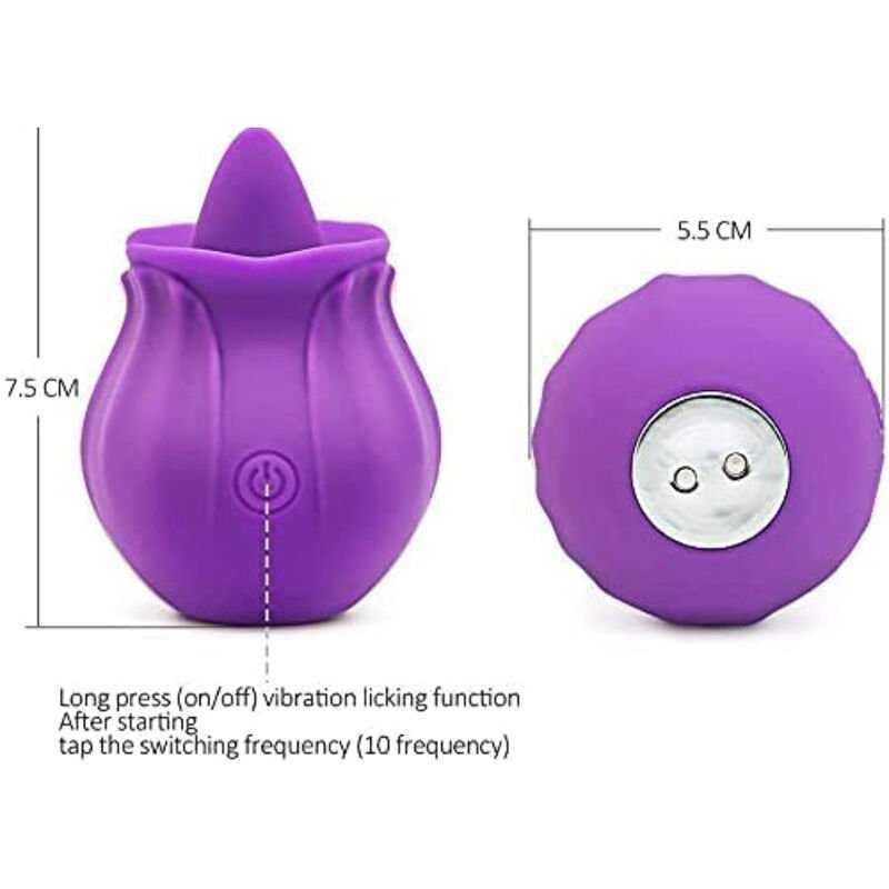 ARMONY - FIG VIBRADOR CON LENGUA - Estimuladores - El Arte del Placer