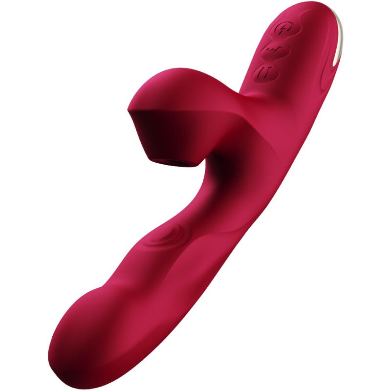 ARMONY - BUMP VIBRADOR & SUCCIONADOR MODELO 2 BURDEOS - Estimuladores - El Arte del Placer