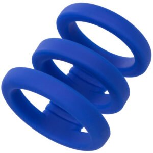 CALEXOTICS - ADMIRAL JAULA TRIPLE PARA PENE AZUL - Accesorios para el pene - El Arte del Placer