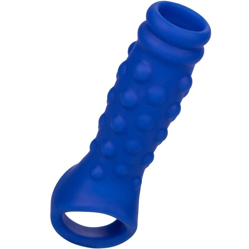 CALEXOTICS - ADMIRAL BEADED FUNDA PENE SILICONA LÍQUIDA AZUL - Accesorios para el pene - El Arte del Placer