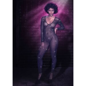 CALEXOTICS - RADIANCE BODY ENTERO PEDRERÍA SIN ENTREPIERNA - Bodystocking - El Arte del Placer