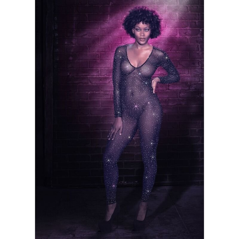CALEXOTICS - RADIANCE BODY ENTERO PEDRERÍA SIN ENTREPIERNA - Bodystocking - El Arte del Placer