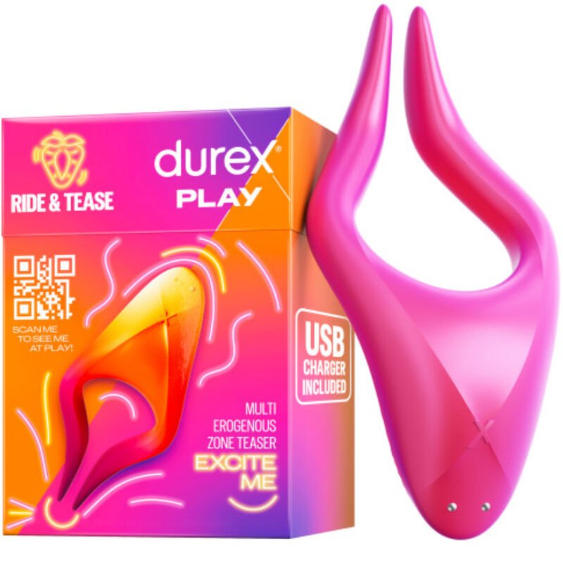DUREX - TOY MULTIESTIMULADOR RIDE & TEASE - JUGUETES BIENESTAR - El Arte del Placer