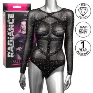 CALEXOTICS - RADIANCE BODY DE MANGA LARGA PEDRERÍA - Bodystocking - El Arte del Placer