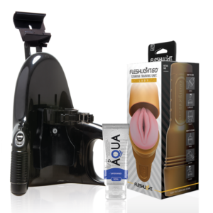 FLESHLIGHT - STAMINA GO TRAINING UNIT LADY + UNIVERSAL LAUNCH + LUBRICANTE AQUA QUALITY 50 ML - JUGUETES BIENESTAR - El…