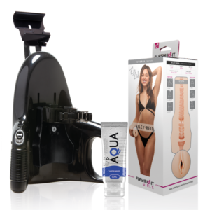 FLESHLIGHT - VAGINA RILEY REID UTOPIA + UNIVERSAL LAUNCH + LUBRICANTE AQUA QUALITY 50 ML - JUGUETES BIENESTAR - El Arte…