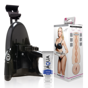 FLESHLIGHT - BRANDI LOVE VAGINA + UNIVERSAL LAUNCH + LUBRICANTE AQUA QUALITY 50 ML - JUGUETES BIENESTAR - El Arte del P…